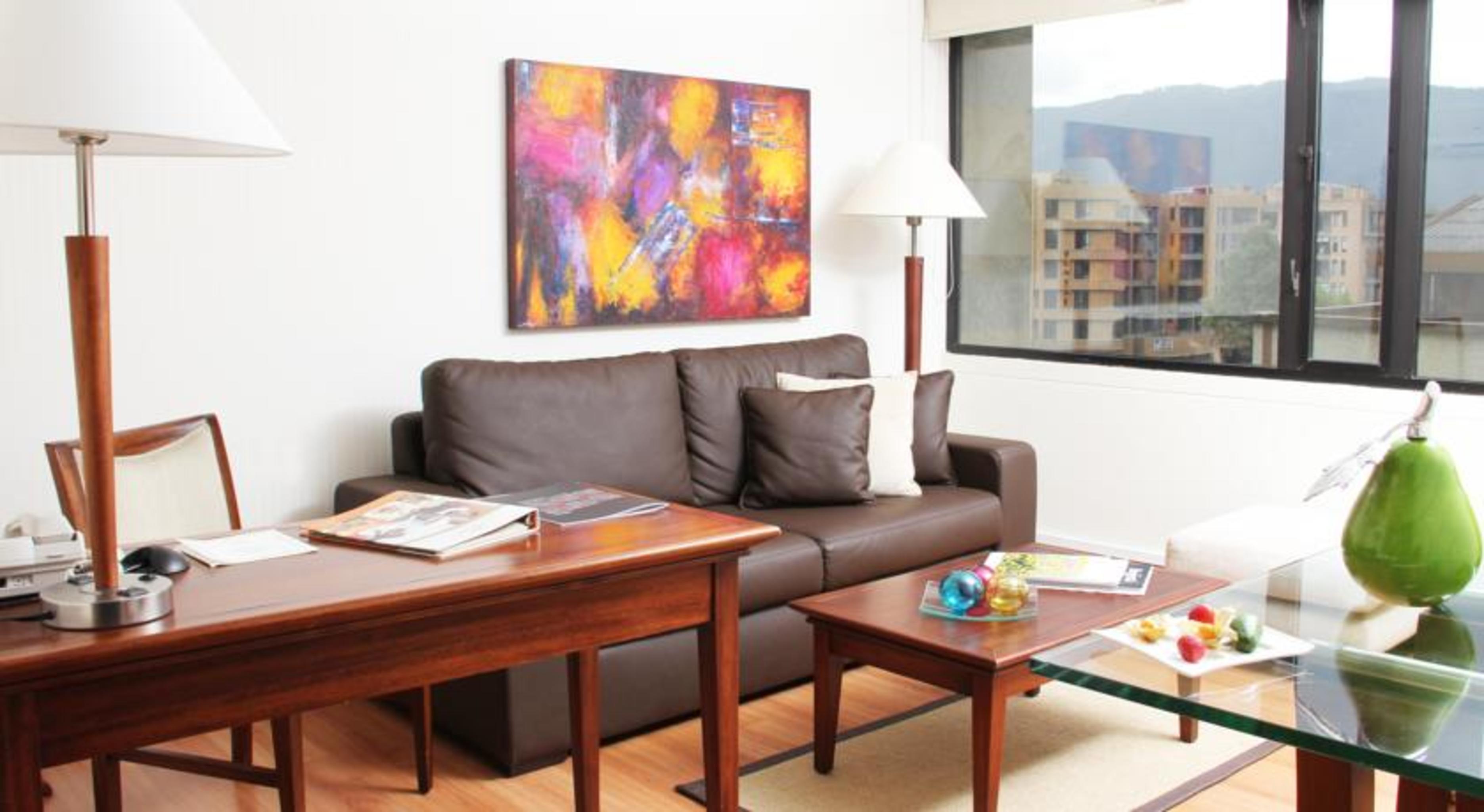 Bogota Plaza Hotel Esterno foto A living room